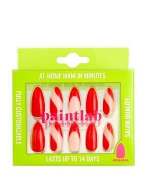 PaintLab Scarlet Swirl Press-On Nails